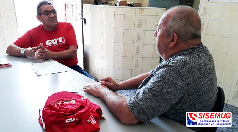 SISEMUG recebe visita de Zé Carlos, Coordenador da Sub Sede da CUT do Vale do Paraíba