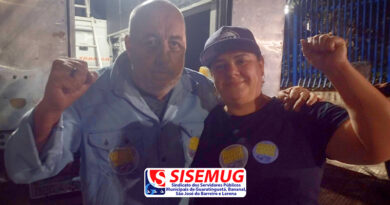 É GREVE! SISEMUG marca presença em Taubaté em apoio aos Servidores da cidade