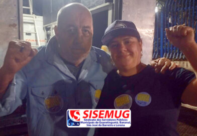 É GREVE! SISEMUG marca presença em Taubaté em apoio aos Servidores da cidade